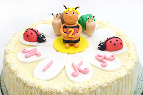 Bee Maya cake close up