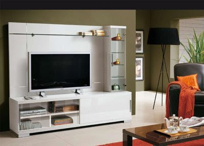 Wall Units on Store Modern Furniture Nyc  Capri White Finish Wall Unit