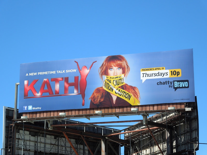 Kathy Griffin talkshow billboard