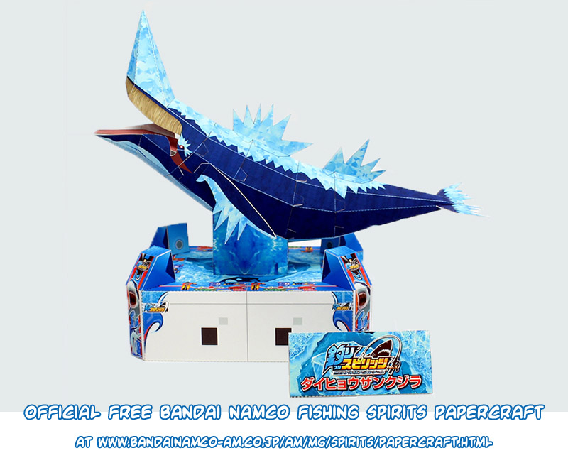 Ninjatoes' papercraft weblog: free official Fishing Spirits ver.3 papercraft