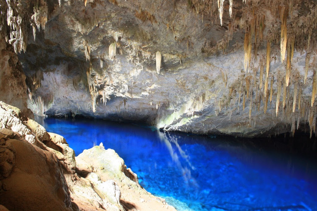 #8. Bonito, Mato Grosso do Sul, Brazil is known for its stunning blue water.  The water passes through a natural filter of limestone, leaving the river to be some of the clearest water in the world. - 12 Places To Swim With The Clearest, Bluest Waters. #2 Wow!