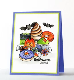 Sunny Studio Stamps: Halloween Cuties & Sweet Shoppe Candy Card by Stephanie Klauck.