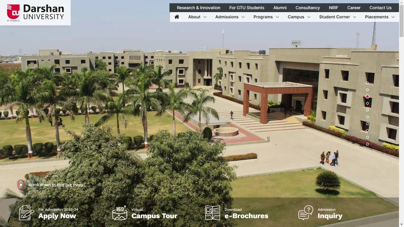Darshan University Course Details, Admission CURRENT_YEAR, Exam and Complete Details