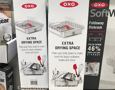 Costco 1103114 - Oxo SoftWorks Foldaway Dishrack: a product worthy of the Oxo name