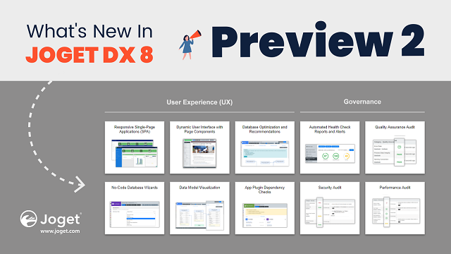 What's New In Joget DX 8 Preview 2