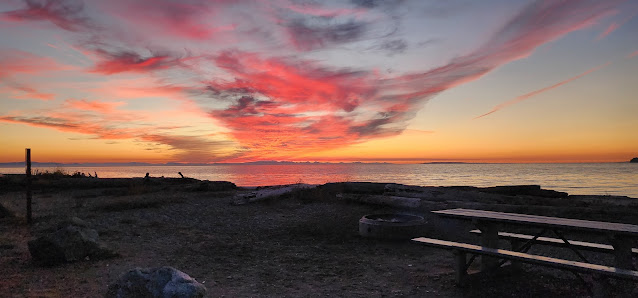 Magical and Colorful Sunset at Birch Bay