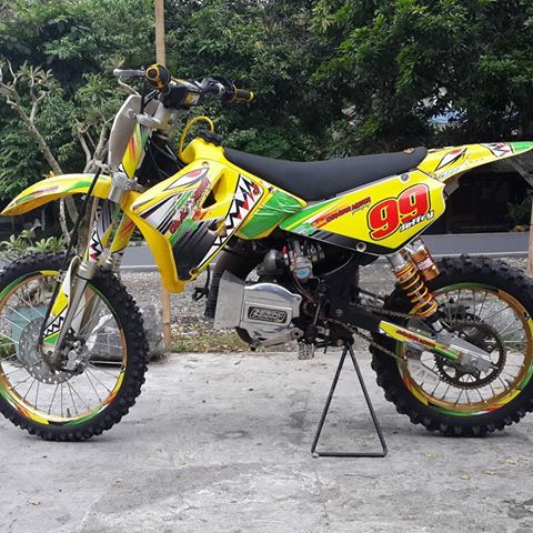 Desain Rangka Rakitan Motor Trail Rombakan Jupiter Z Dan ...