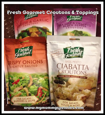 Fresh Gourmet Croutons and toppings for salads and soups