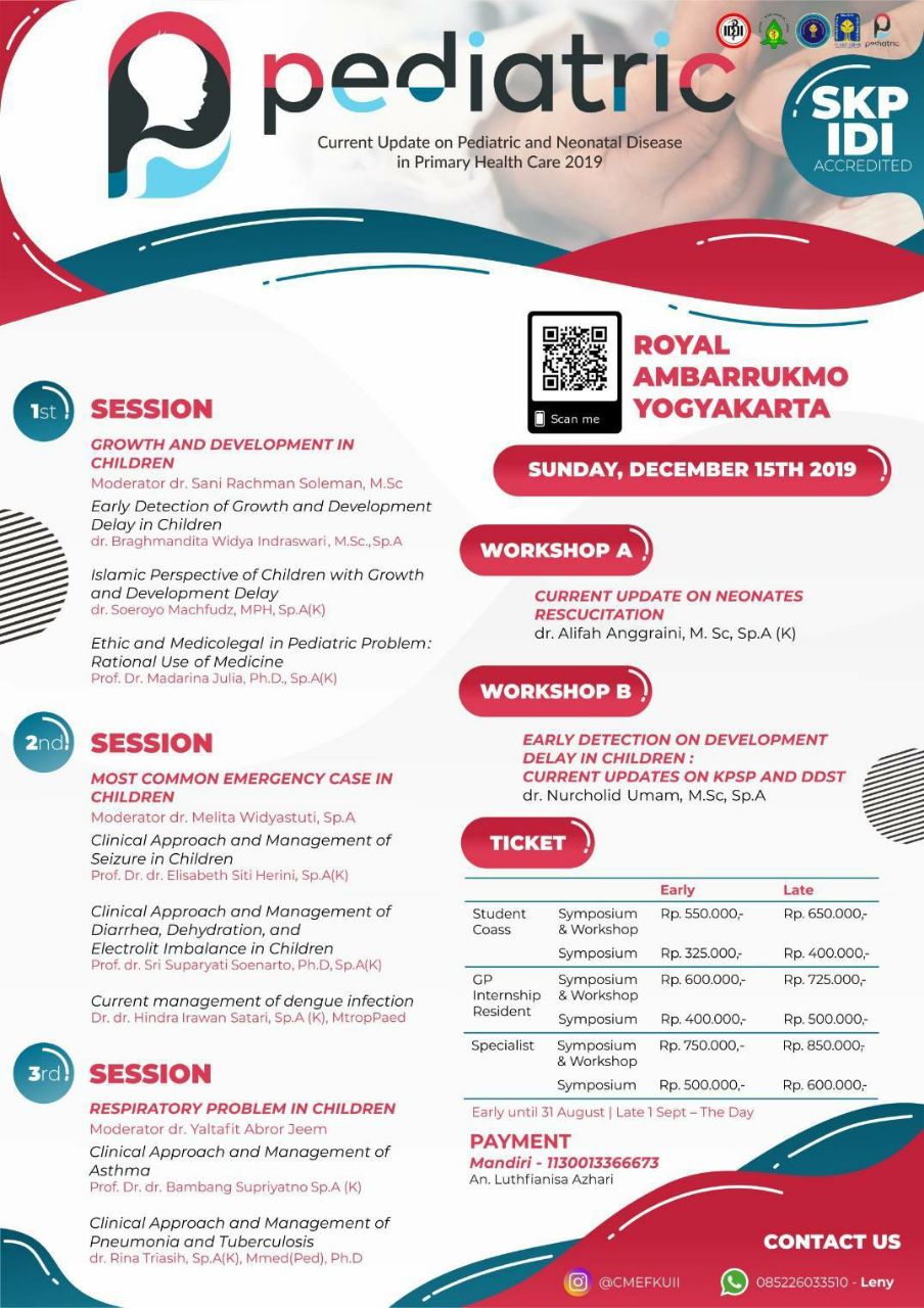 Pediatric Symposium And Workshop Current Update On