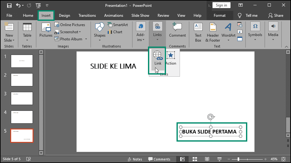 1-PowerPoint-Insert-Link