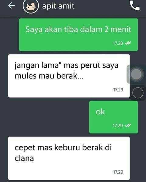 11 Chat Kocak 'Driver Ojek Online dengan Pelanggan' Ini 