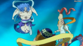 ワンピースアニメ 魚人島編 568話 フカボシ リュウボシ マンボシ | ONE PIECE Episode 568