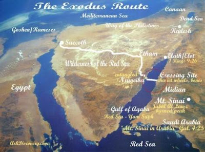 Lokasi dipercayai Nabi Musa bersama para kaumnya menyeberangi Laut Merah