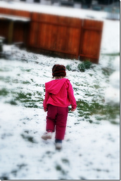 Grandpa's dog, blouse, snow 027