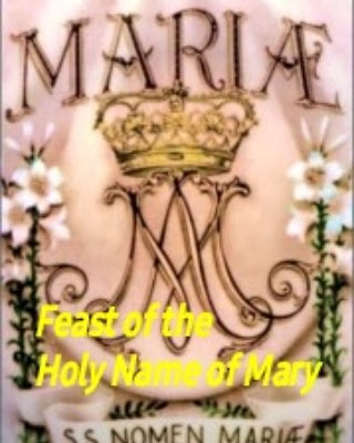 Feast of the Most Holy Name of Mary