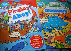 Ticktock books from Octopus press Pirates and dinosaurs review