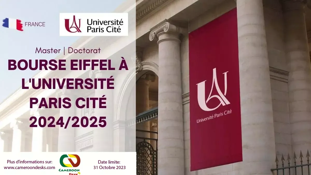 Bourse Eiffel à l’Université Paris Cité 2024/2025