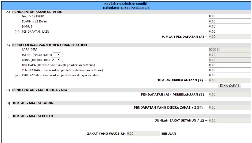 Bagaimana Zakat Pendapatan Dikira - Caranya Adalah Sebagai ...