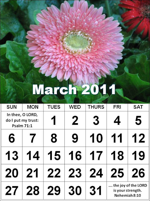 calendar march 2011 images. Christian March 2011 Calendar