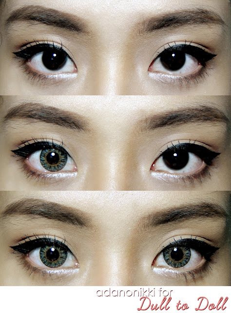 EOS Natural Series V304 3-Tone Grey Contact Lenses from Dull to Doll Review