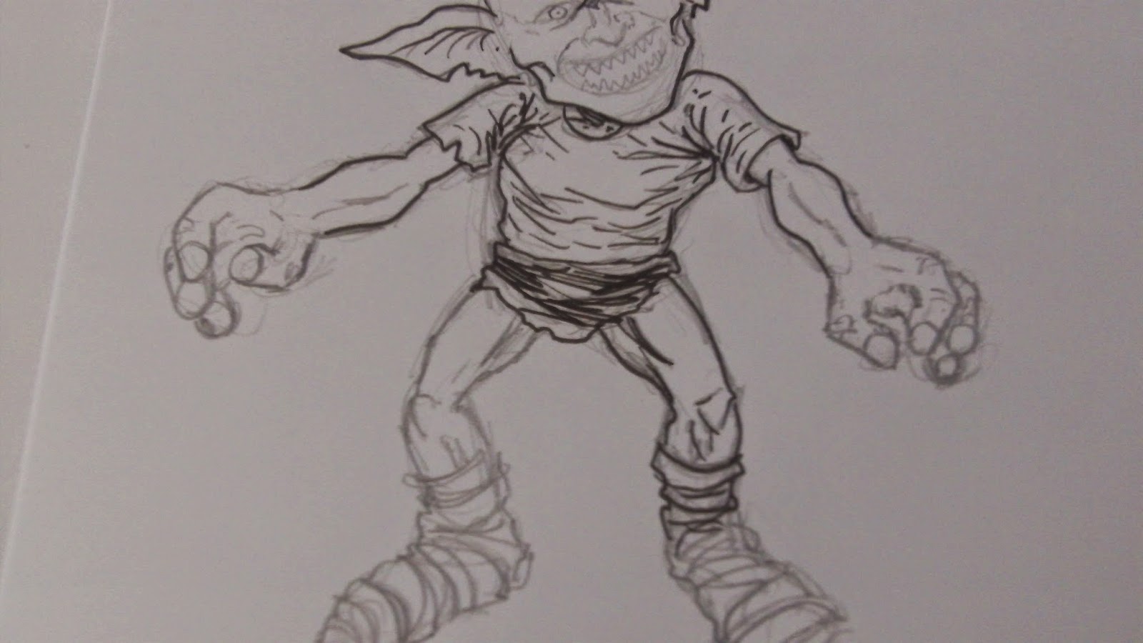 Wayne Tully Fantasy Art: How To Draw A Goblin Step By Step