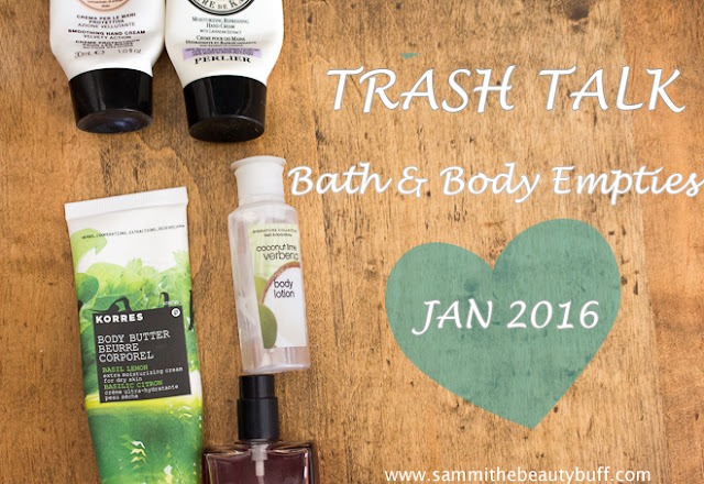 Trash Talk: Bath & Body Empties (Jan 2016) - Sammi the Beauty Buff