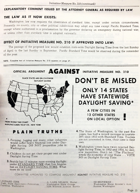 page from voter's pamphlet describing initiative 210 con