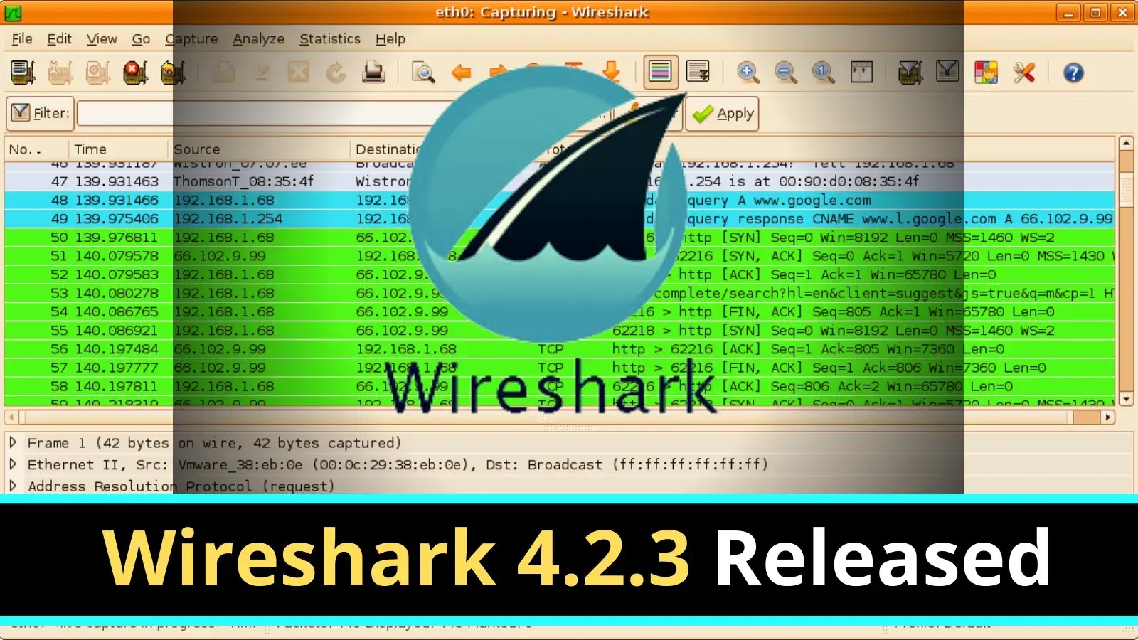 Wireshark 4.2.3 Yayınlandı: Yenilikler!
