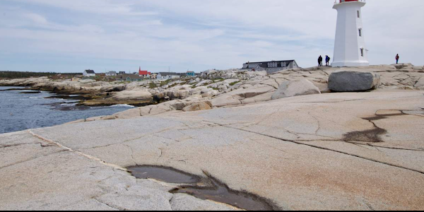 It takes you via Mahone Bay and Peggy, Cove on the Lighthouse Trail between Lunenburg and Halifax