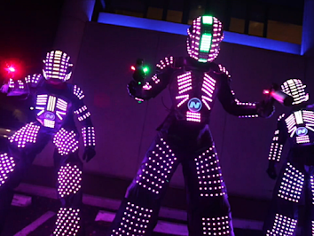 LED Robots in Miami