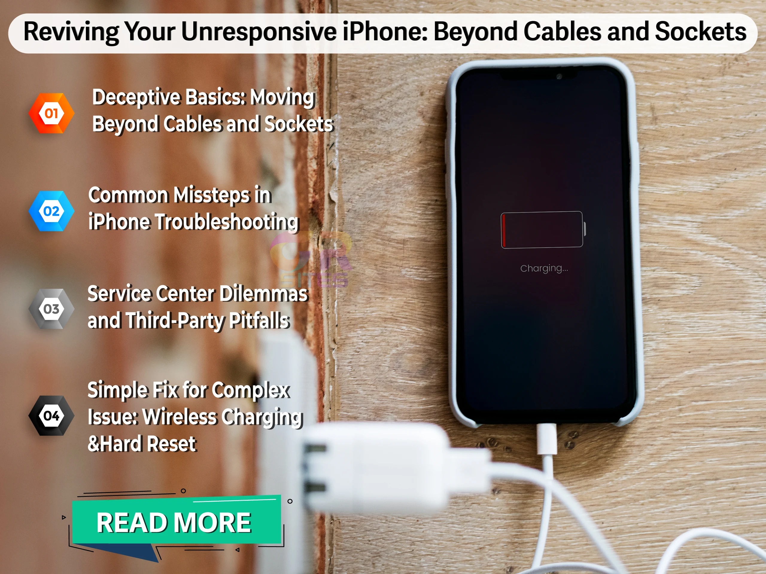 Troubleshooting Unresponsive iPhone: Beyond Lightning socket Basics