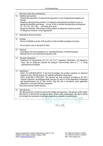 Material Safety Data Sheet (MSDS) Karbon Aktif CarboTech 001x8 Na