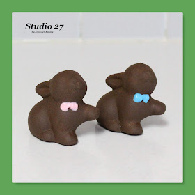 Chocolate Bunny Easter Decor