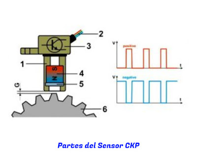 Partes del Sensor CKP