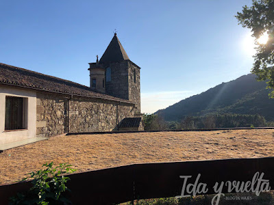 Hospedería Sierra de Gata vista iglesia