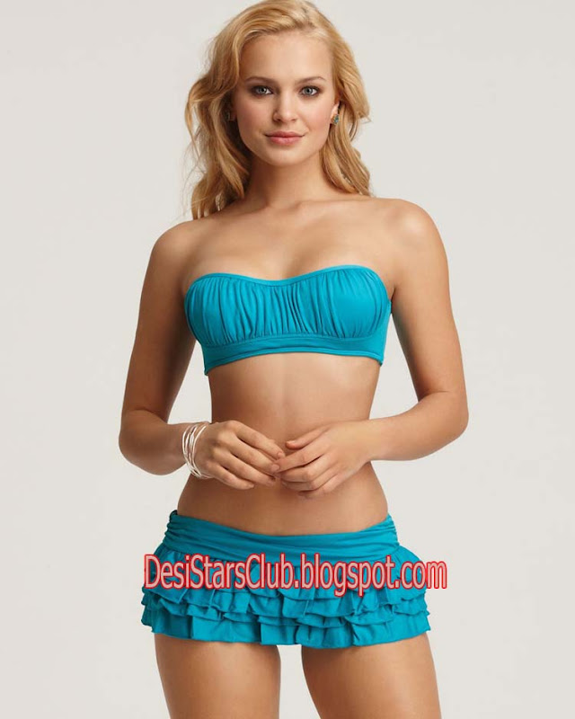 Model Elisandra Tomacheski Swimwear Photoshoot for Bumper Bloomingdales