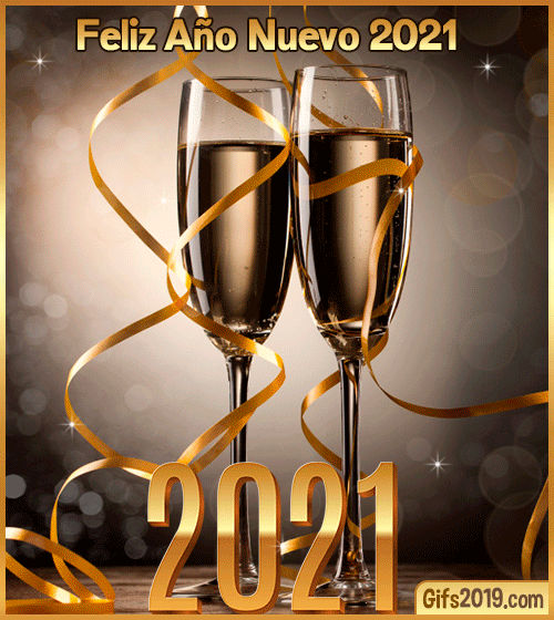 Feliz Año nuevo 2021 Imágenes Gifs Animados