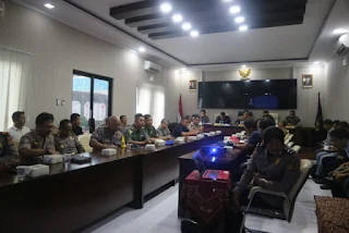 Rapat Koordinasi Evaluasi  Pengamananan Sidang Pleno Pileg Dan Pilpres 2018 