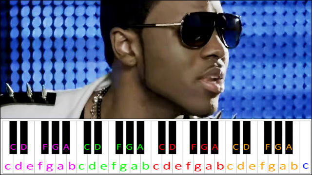 Ridin solo by Jason Derulo Piano / Keyboard Easy Letter Notes for Beginners