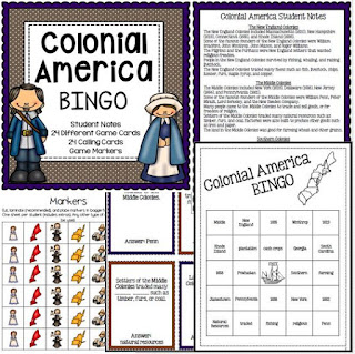 https://www.teacherspayteachers.com/Product/Colonies-New-England-Middle-Southern-BINGO-1626136