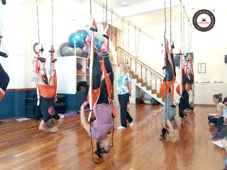 yoga, columpio, hamaca, trapecio, trapeze, swing, suspension