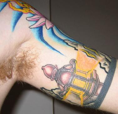 Koi Fish and Water Lily Half Sleeve Tattoo half sleeve tattoo ideas