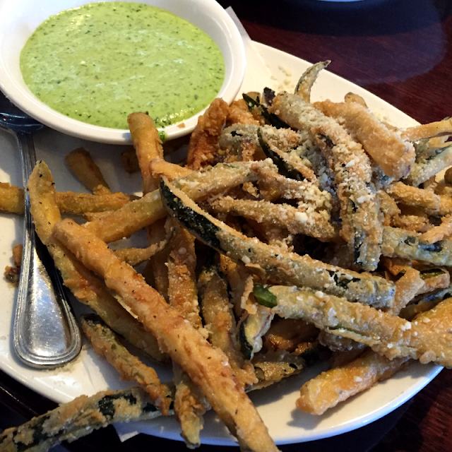 Zucchini Fries with Green Goddess Dressing at VAI's Naperville