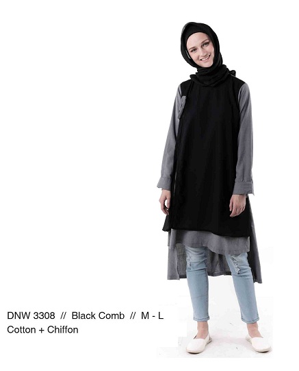 Baju Atasan Wanita Model Baju Blouse Dress iKemejai Tunik 