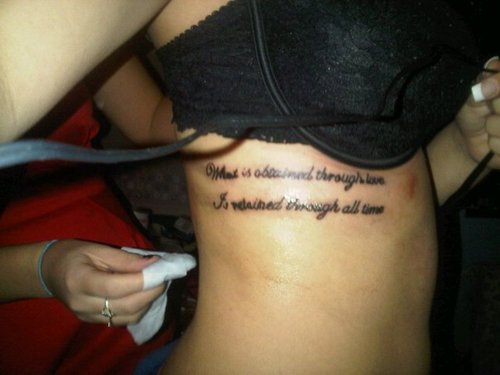 Quotes Tattoo