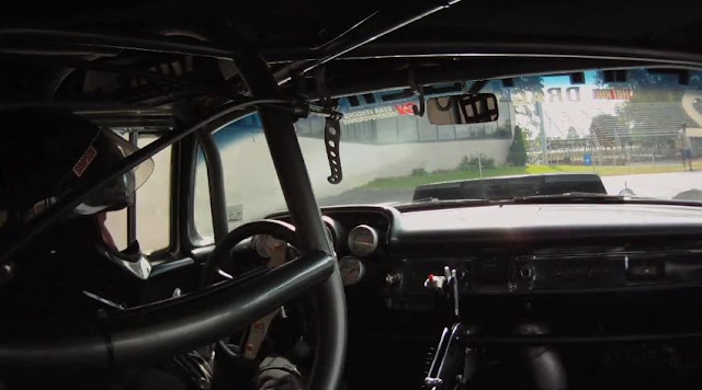 200-mph '57 Chevy @ Hot Rod Drag Week... In-Car Video!