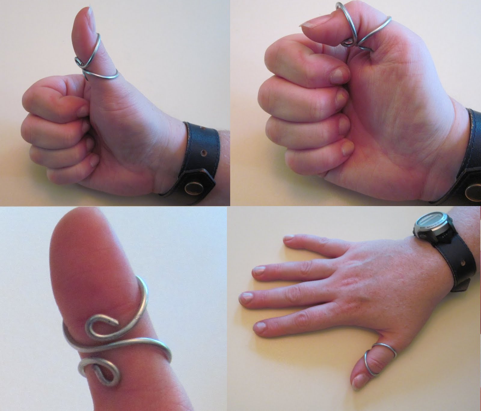 1-Minute Unisex Thumb Ring DIY Tutorial - YouTube