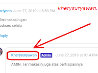 Cara Mengganti Nama Pemilik Blog di Komentar Blog Sendiri