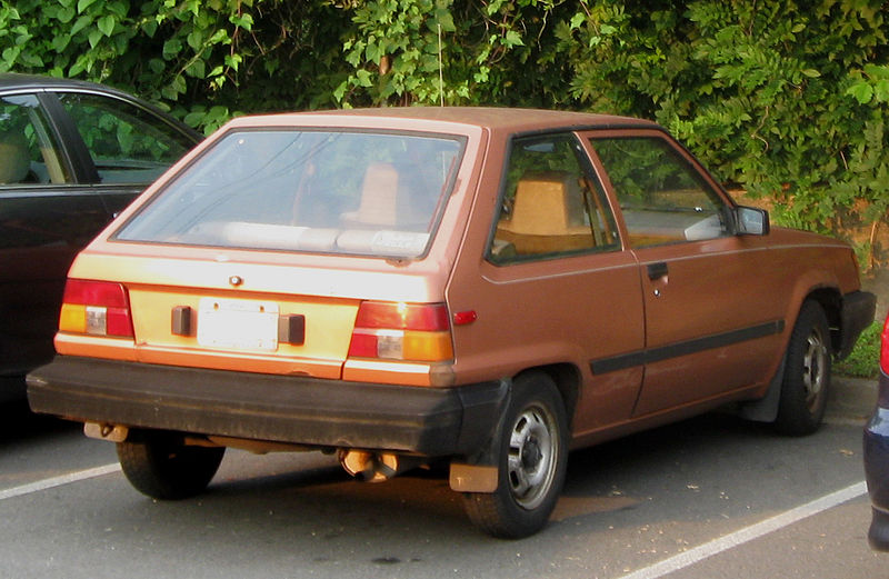 Second generation of the Toyota  Soluna  1982 1986 