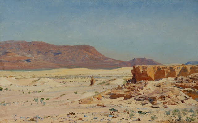 Les sables à Bou Saâda, province d’Algerie, 1895 par Eugène-Alexis Girardet